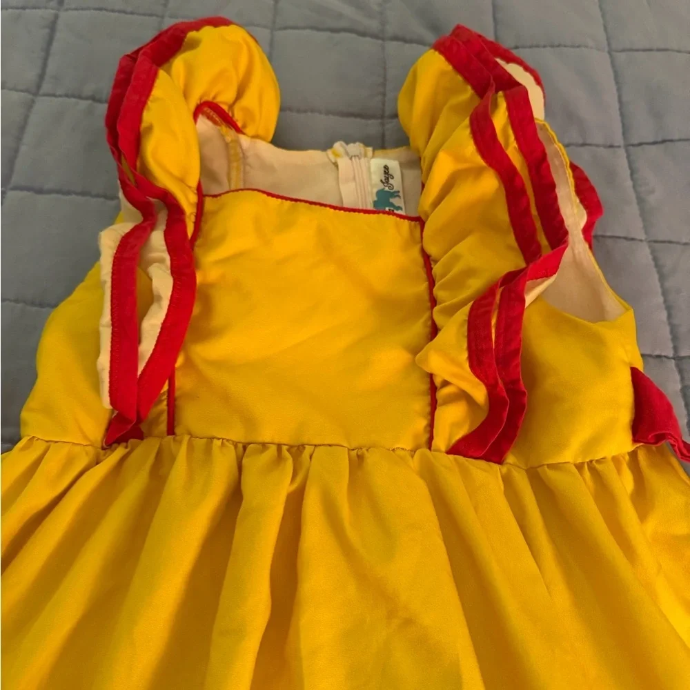 Addelyn Joyce Beauty and the Beast Belle Dress Size 7-8 - Picture 4 of 7